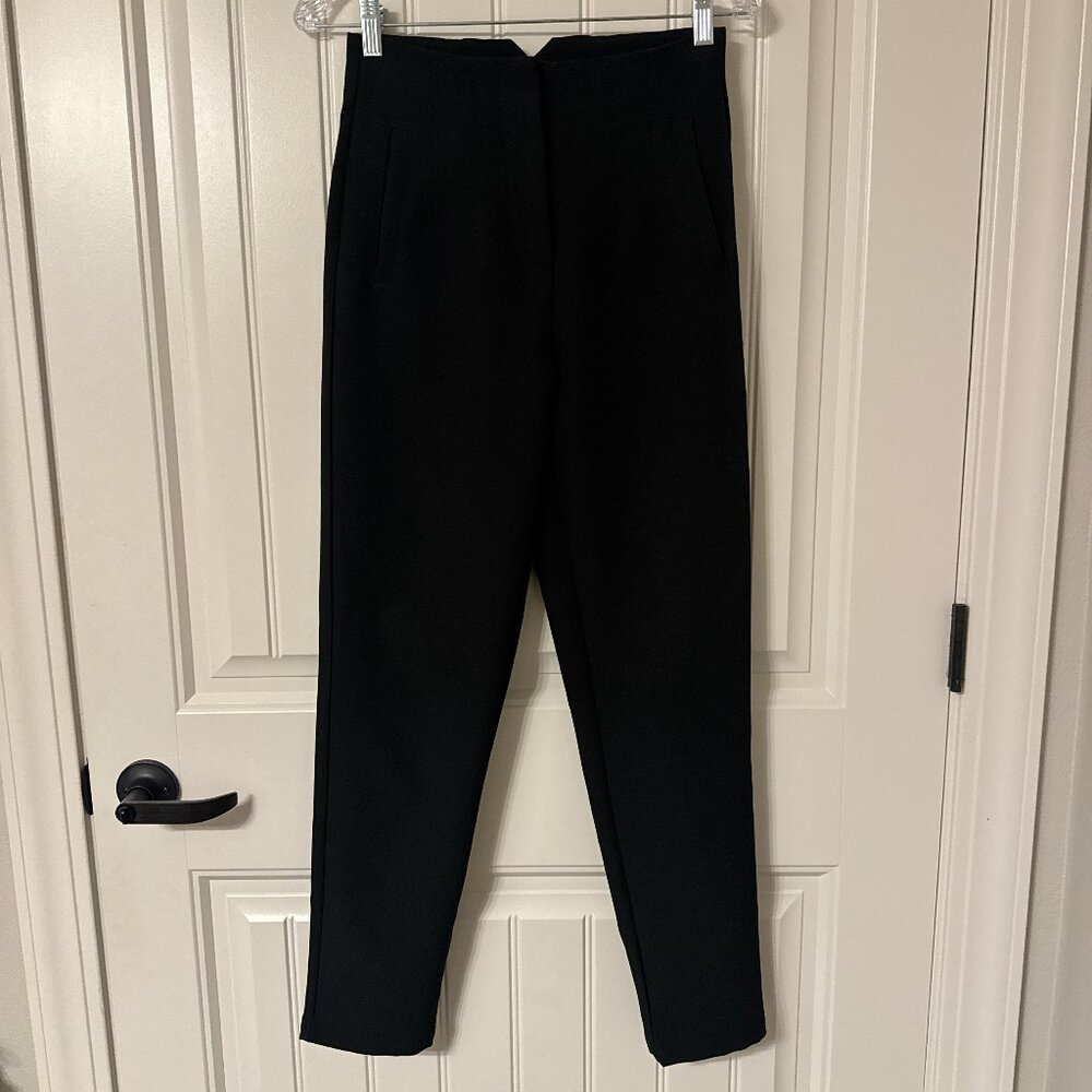 NastyGal Black Tapered Trousers